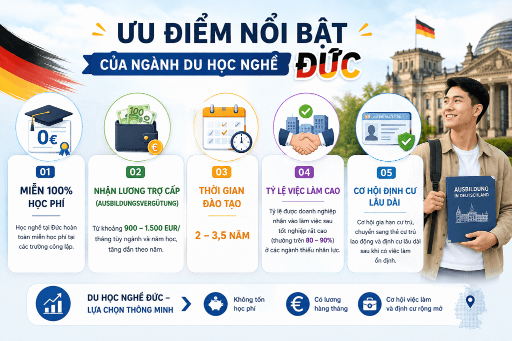 Ưu điểm ngành du học nghề Đức
